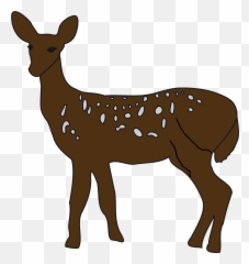 Deer Clipart - Silueta De Venado Cola Blanca Emoji,Buck Deer Emoji