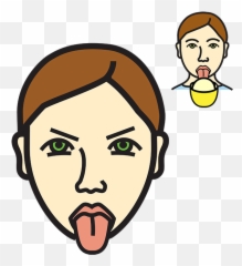 Irvistää Papunet - Ihmisen Kasvot Emoji,Emoticons Tong Uitsteken