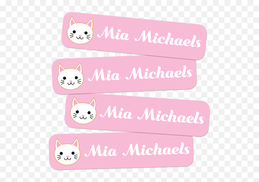 Purpose Labels - Girly Emoji,Yes Spelled In Cat Emojis