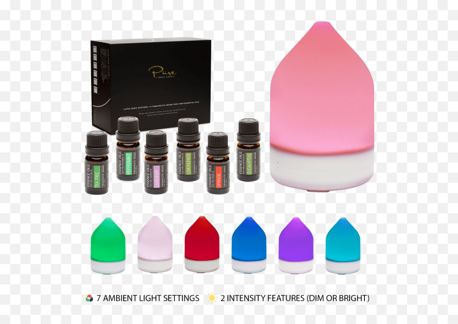 Pure Daily Care Aromatherapy Diffuser With 6 Essential Oils - Makeup Tool Emoji,Diffuser Emoji