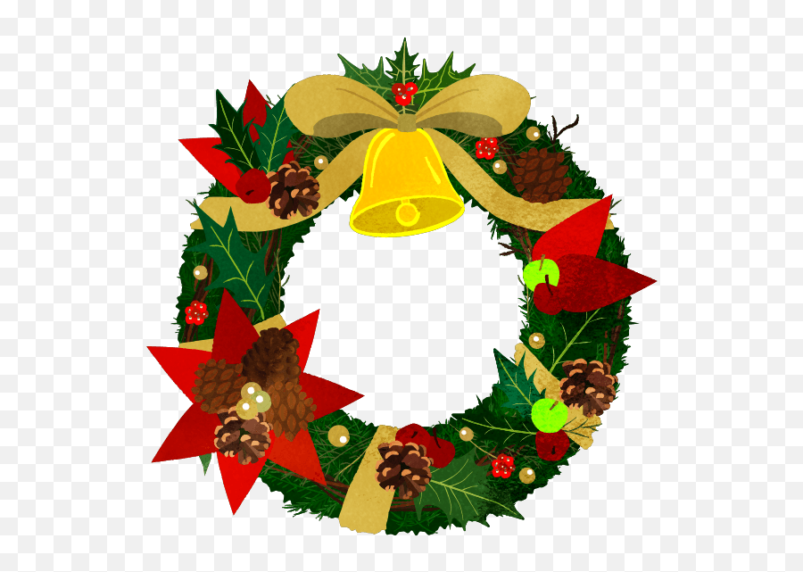Christmas Wreaths Emoji,Christmas And Thanksgiving Emojis