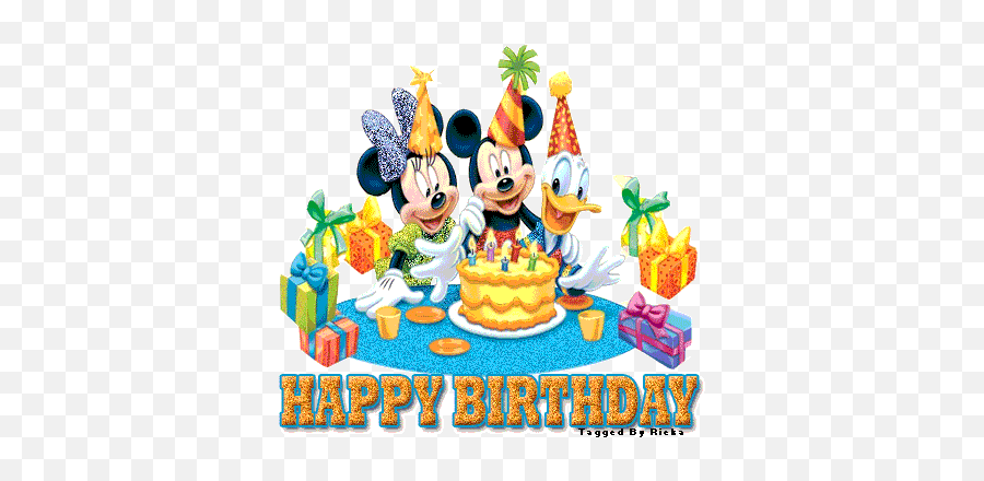 Yesenia Carapia - Disney Happy Birthday Gif Emoji,