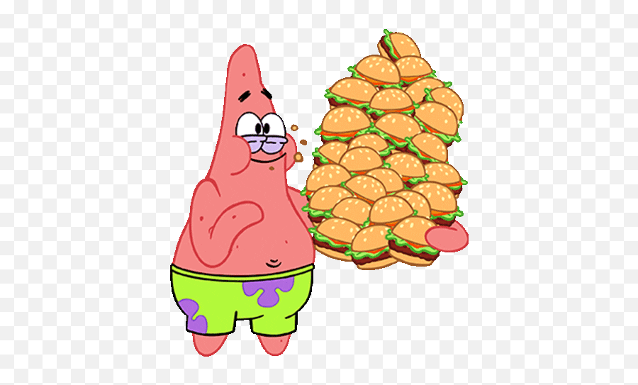 Spongebob Squarepants Patrick Gif - Background Spongebob Gif Emoji,Crabby Patty Emoticon Facebook