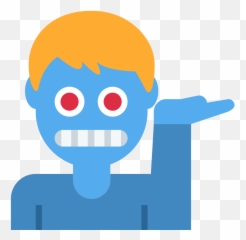 Emoji Face Mashup Bot On Twitter U200d Man Tipping - Dot,Hand Over Face Emoji
