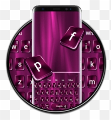 Classic Purple Metal Keyboard Theme - Girly Emoji,Lg Emojis Battery Mood