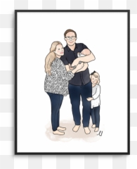 Order Your Custom Portrait Illustration - Hug Emoji,Pictured/drawn Emotions