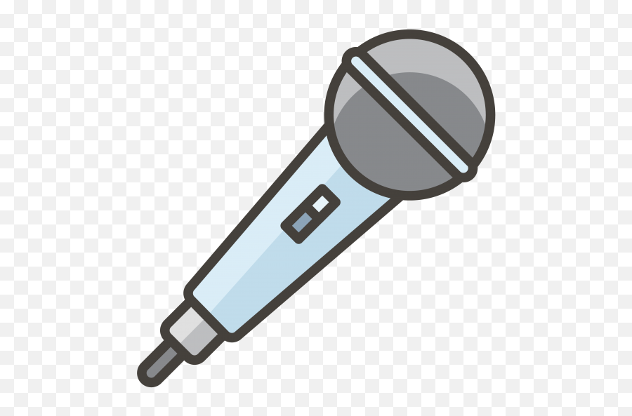 Microphone Emoji Clipart - Portable,Karaoke Emoji