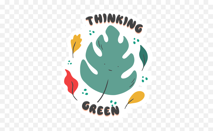 Thinking Green Badge - Transparent Png U0026 Svg Vector File Language Emoji,Soccer Ball Vector Emotion Free