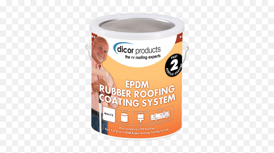 Dicor Epdm Roof Acrylic Coating - Cylinder Emoji,Does Emotions Take To Epdm Roofing