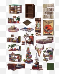 Librarians And Barbarians - Messy Emoji,Dave The Barbarian Emoticon Stickers