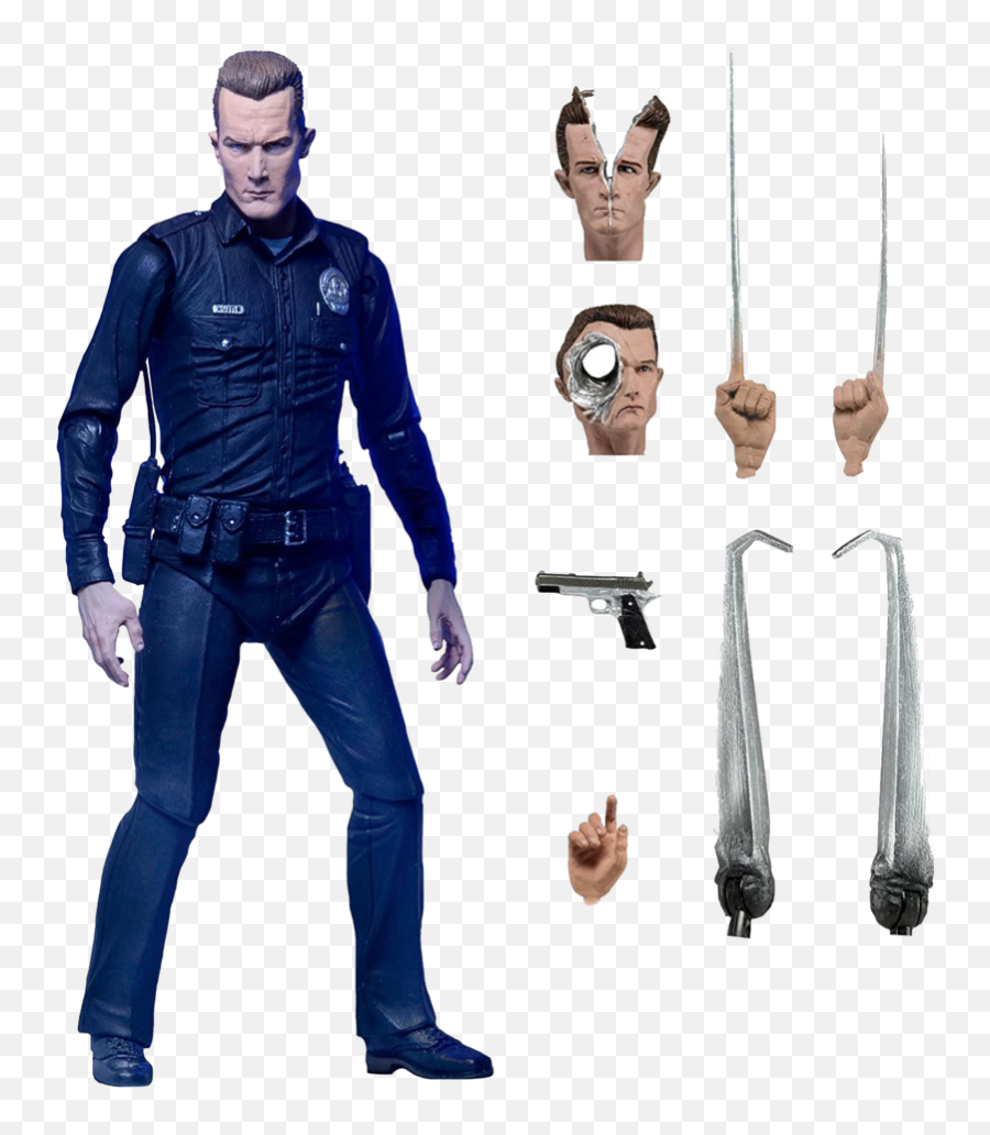 Action Figures - T 1000 Action Figure Emoji,Biff Tannen Emoticon