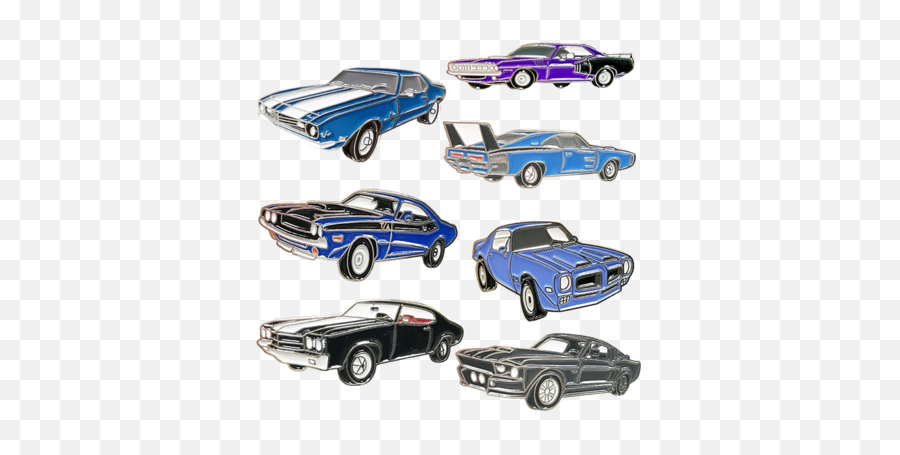 Classic Crestmobile Car Enamel Pin Vintage Automobile Lapel - El Camino Hat Pin Emoji,Enamel Squared Cool Emoji Pins