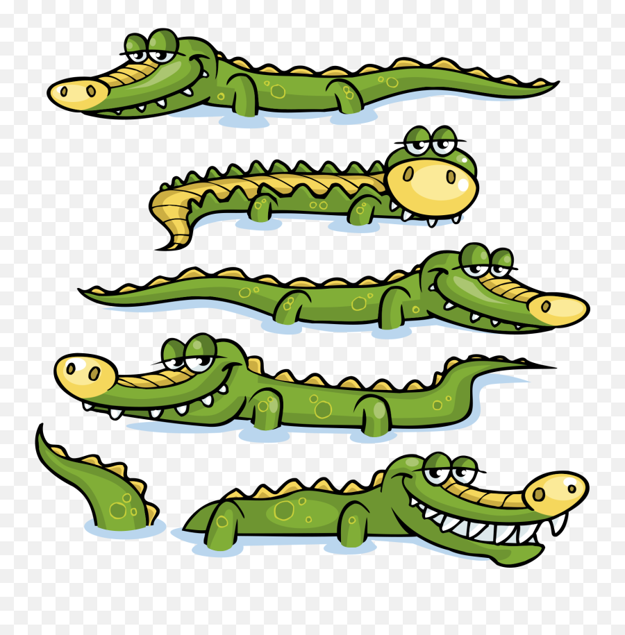 Crocodile Clipart River Clipart - Crocodiles Clipart Png Emoji,Alligator Emoji