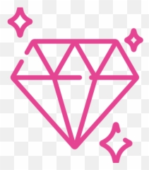 Multiscription - Simple Diamond Emoji,Pink Triangle Emoticon