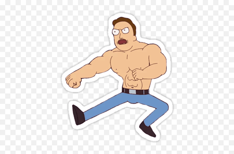 Rick Morty Stickers - Live Wa Stickers Fictional Character Emoji,Animated Bodybuilder Emoticons