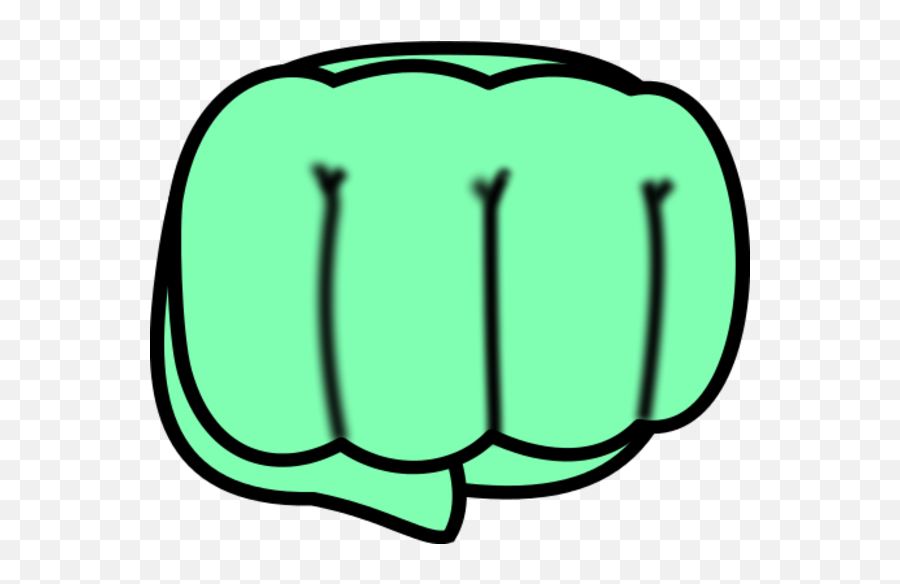 Chibi Fist Vector Clip Art - Green Fist Bump Transparent Emoji,Facebook Fist Emoticons