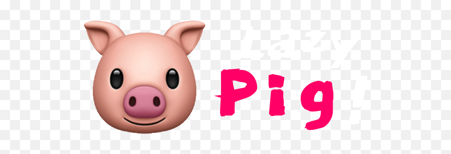 I Create Therefore I Am U2013 Lazy Pig Emoji,Year Of The Pig Emoji