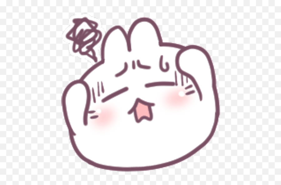Sticker Maker - Cute Rabbit Emoji,Telegram Peach Emoji