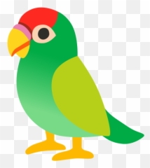 Parrot Emoji - Stoowe Mountains National Park,Bird Emoji