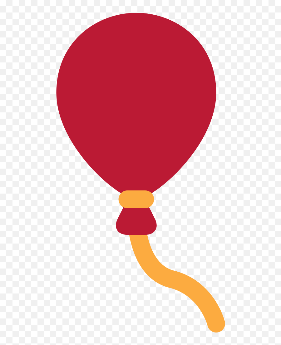 Balloon Emoji - Balloon Emoji Twitter,Red Balloon Emoji