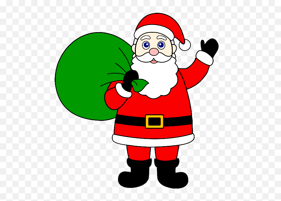 Clipart Face Santa Claus Clipart Face Santa Claus - Drawing Easy Santa Claus Emoji,Santa Emotions