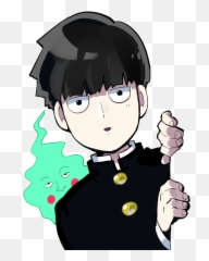 Telegram Sticker Mob Psycho Emoji,Mob Psycho 100 Emoji