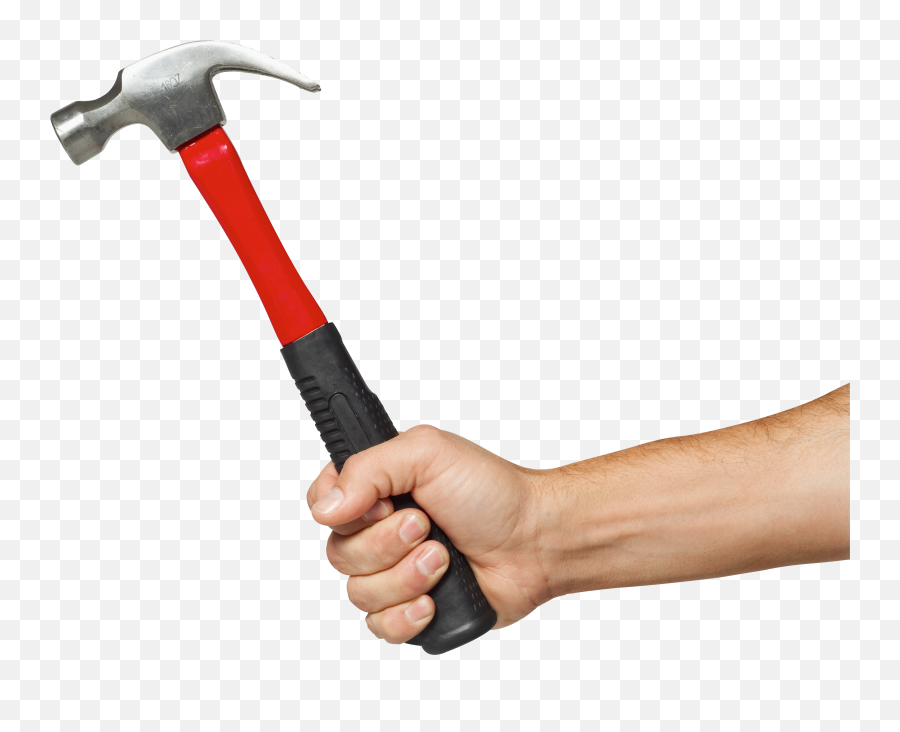 Hammer Clipart Hand Holding Hammer - Hammer Png Emoji,Thor Hammer Emoji