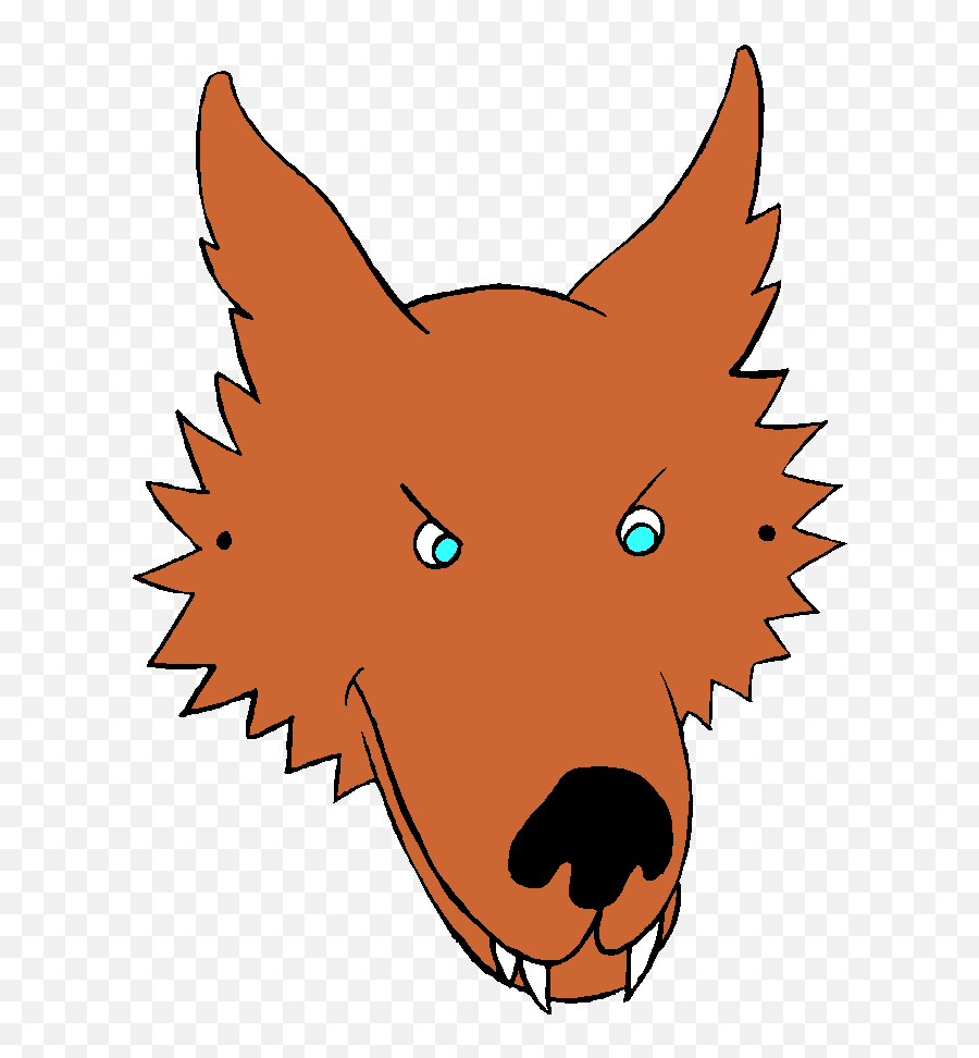 Wolf Clipart Wolf Mask - Simple Drawing Of Big Bad Wolf Emoji,Wolf Emoji Art