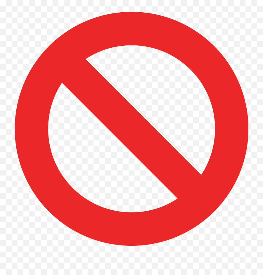 Stop Blocked Prohibited Icon Png Free - Cyber Bullying Leaflet Emoji,Blocked Emoji