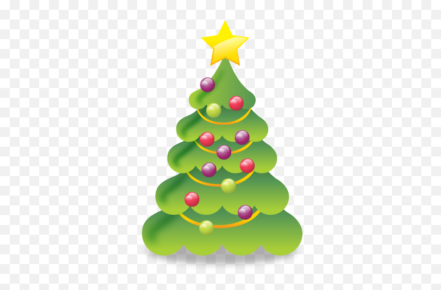 Christmas Icons Free Christmas Icon Download Iconhotcom - Cute Christmas Tree Transparent Background Emoji,Christmas Email Emoticons Free