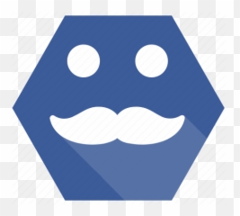 Smile Guy Men Mustache Emoji Icon - Happy,Moustache Emoji Iphone