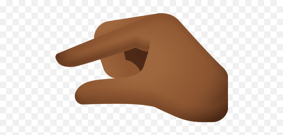 Pinching Hand Medium Dark Skin Tone Icono - Sign Language Emoji,Dedo Medio Emoji