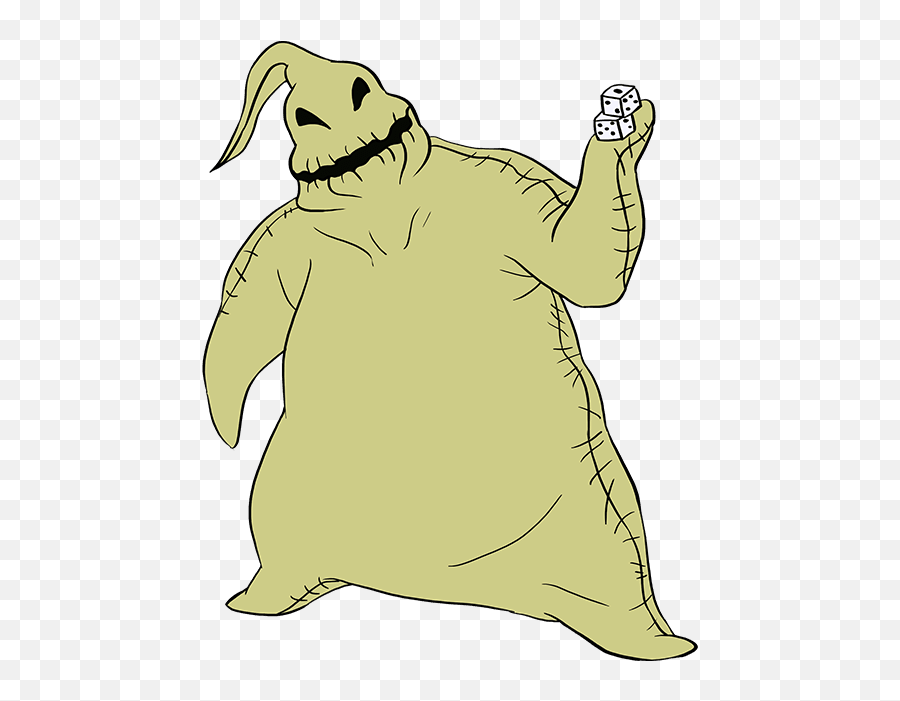 How To Draw Oogie Boogie From The - Transparent Oogie Boogie Png Emoji,Nightmare Before Christmas Emoji Download