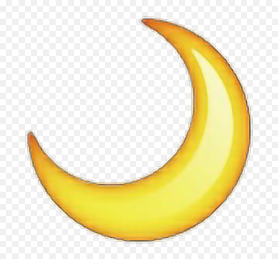 Yellow Moon Night Emoji Sticker By Littleflower609 - Celestial Event,Night Emoji