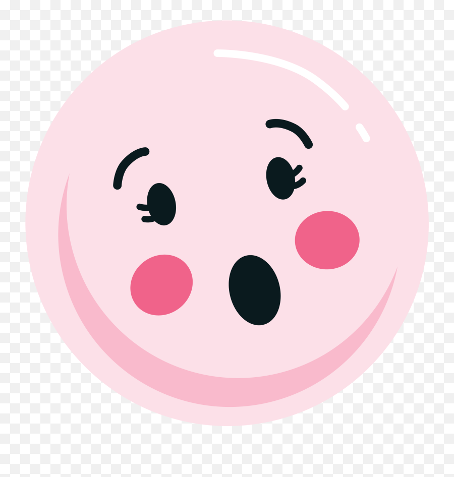 Surprise Face Emoji Svg Cut File - Clip Art,Surprise Emoji