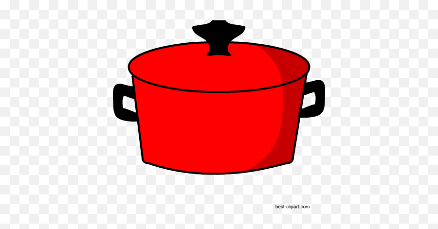Free Healthy And Junk Food Clip Art - Red Pot Clipart Emoji,Cooking Utencils Emojis