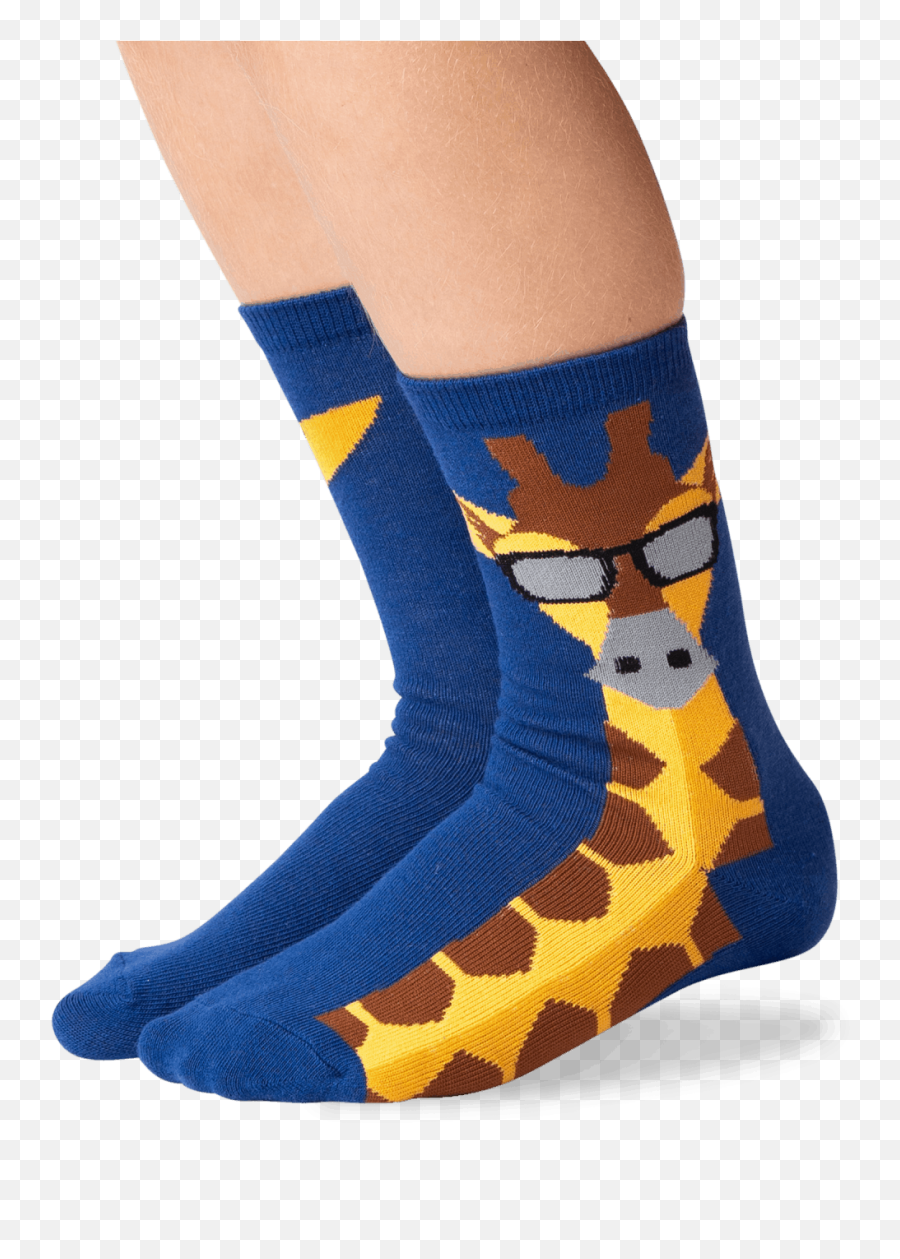 Kidu0027s Giraffe Crew Socks U2013 Hotsox - Unisex Emoji,Giraffe Emoji