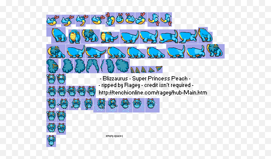 Super Princess Peach Sprite Sheets - Super Princess Peach Ice Sprite Emoji,Super Princess Peach How To Refill Emotions
