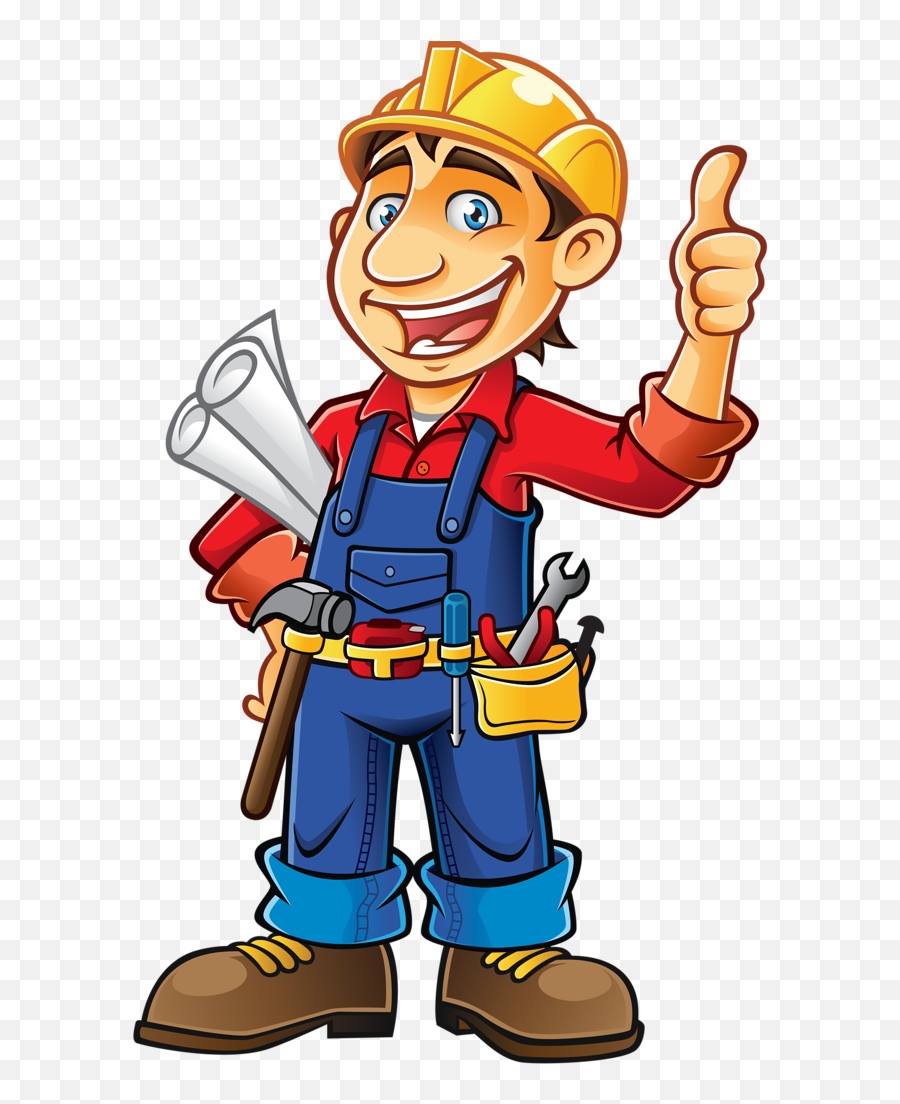 Handyman Clipart Painter Decorator Handyman Painter - Oil And Gas Worker Cartoon Emoji,Hero Art Emojis Stamps