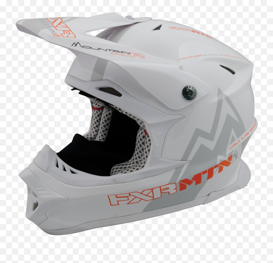 Fxr Racing - Fxr White Helmet Mountain Emoji,Phillips Emotion Helmet