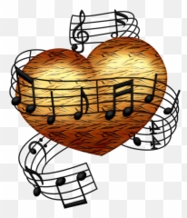 Treble Clef Heart I Miss You Like Heart Wallpaper - Music Music Heart Transparent Png Emoji,What Are Emoji Loves On Musically