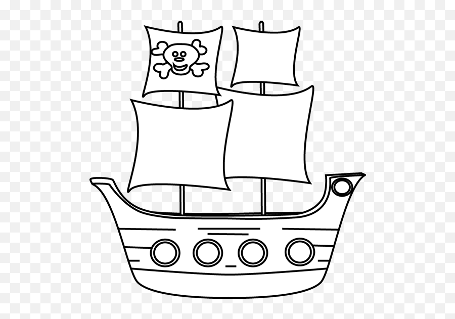 Free Ship Outline Download Free Ship - My Cute Graphics Ship Black And White Emoji,Pirate Ship Emojis