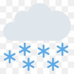 Cloud With Snow Emoji - Dot,Friend Emojis Themes
