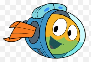 Fishtronaut Character Marina Arms Up - Billy And Mac Fishtronaut Emoji,Arms In Air Emoticon