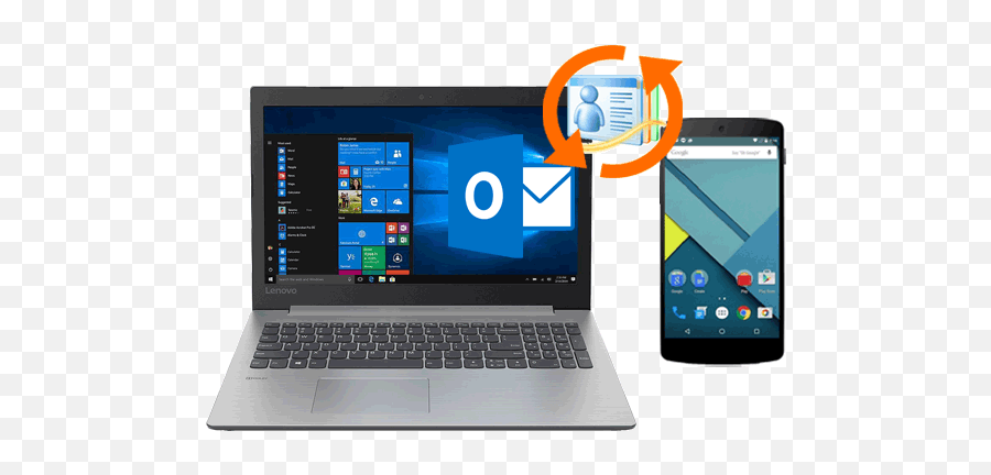 How To Transfer Outlook Contacts To Android Efficiently - Lenovo Ideapad Amd Pro Emoji,Puttting Emojis Next To Contacts Name.in Android