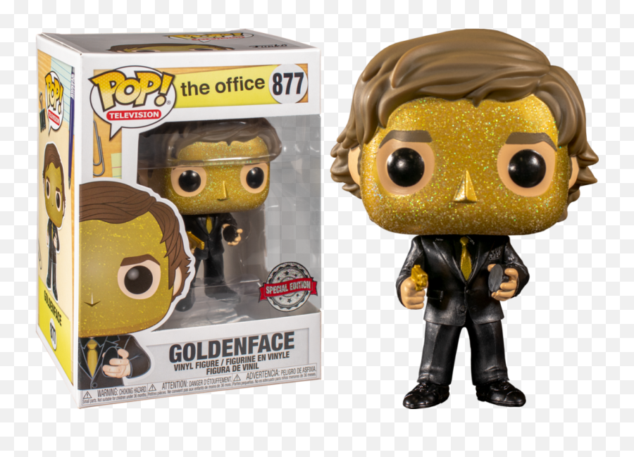 The Office Funko Pop Goldenface Jim Halpert 877 - Goldenface Funko Pop Emoji,How To Make Funko Emojis