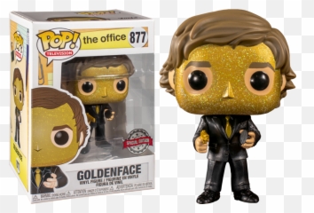 The Office Funko Pop Goldenface Jim Halpert 877 - Goldenface Funko Pop Emoji,How To Make Funko Emojis