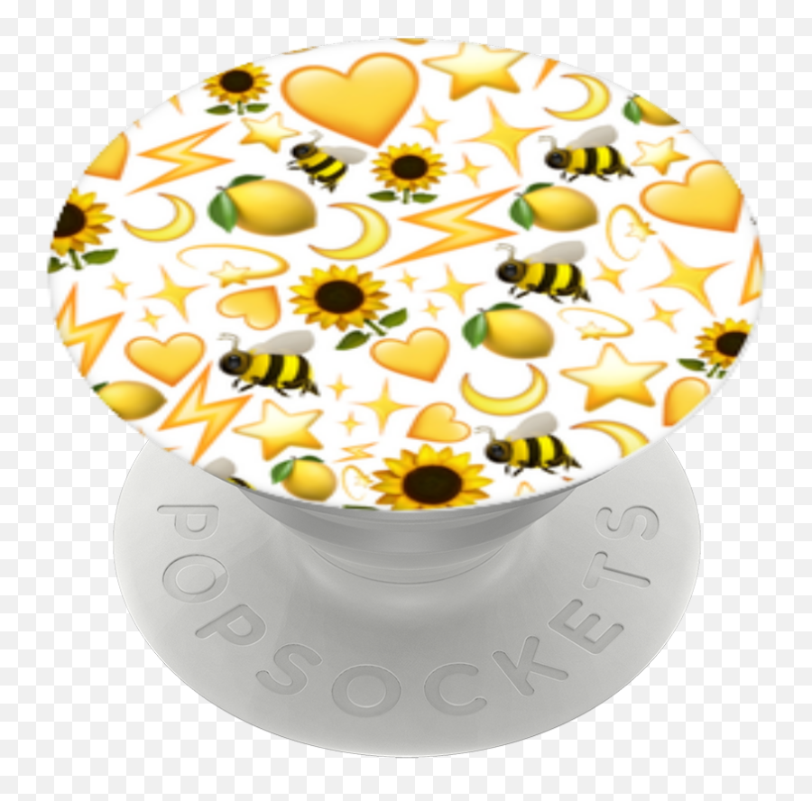 Download Yellow Emoji Popsockets - Cake Full Size Png Dot,Sunflower Emoji