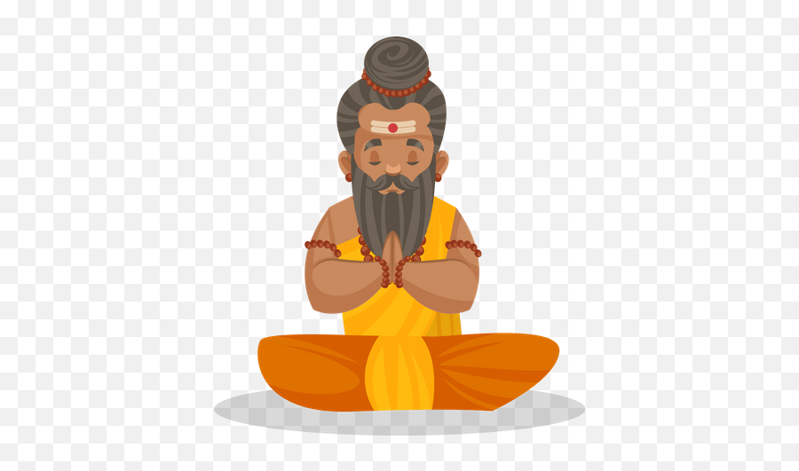Meditating Illustrations Images U0026 Vectors - Royalty Free Guru Purnima Social Media Post Emoji,Emotion Monk Statue