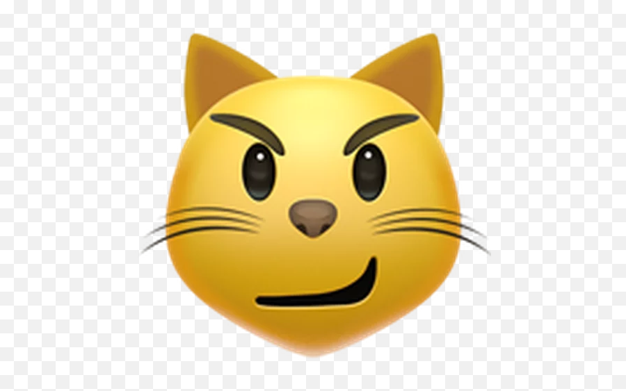 Emoji Telegram Stickers - Cat Emoji Wry Smile,Ios 11 Emojis Smile
